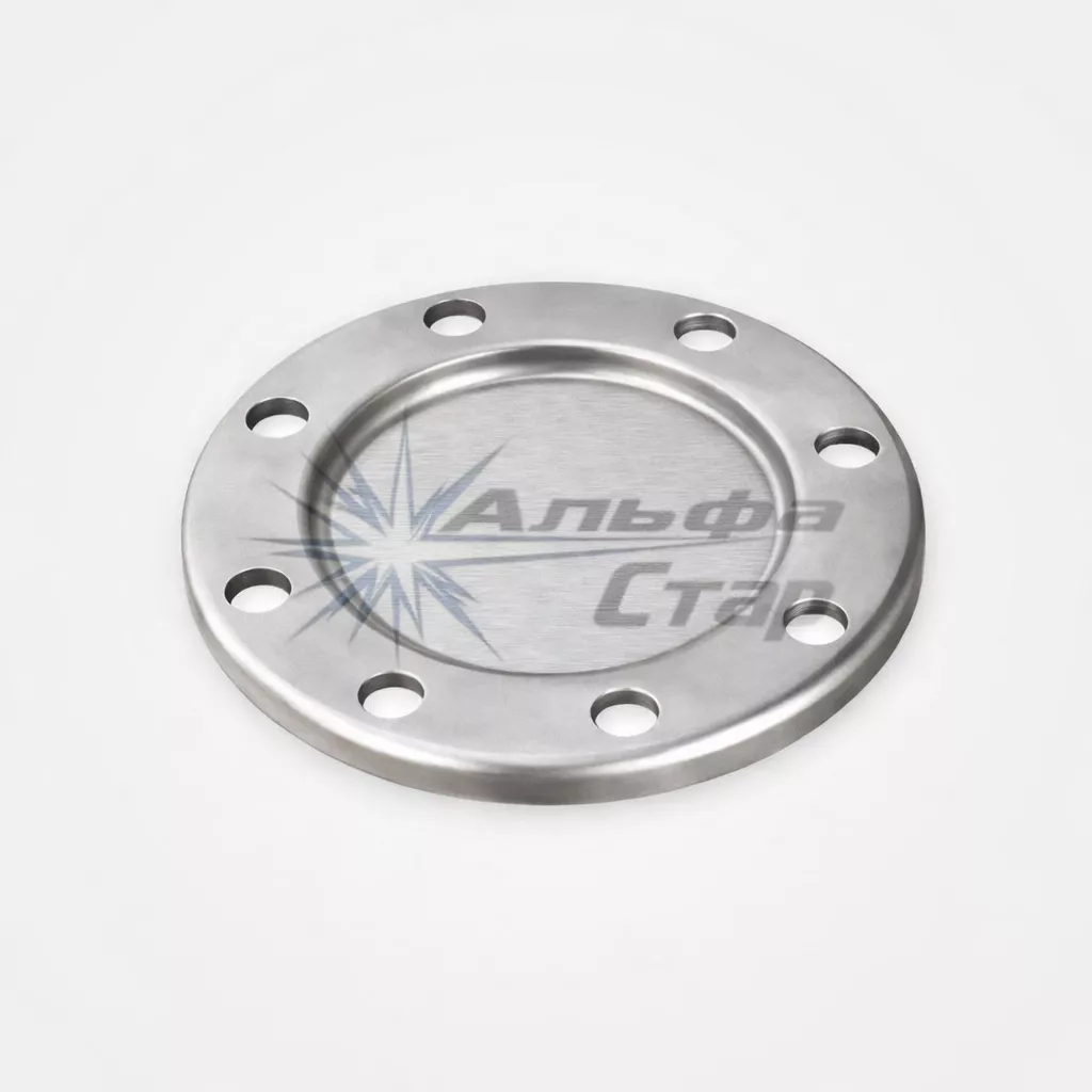 Фланцевая заглушка стальная плоская штампованная PN 10 / 16